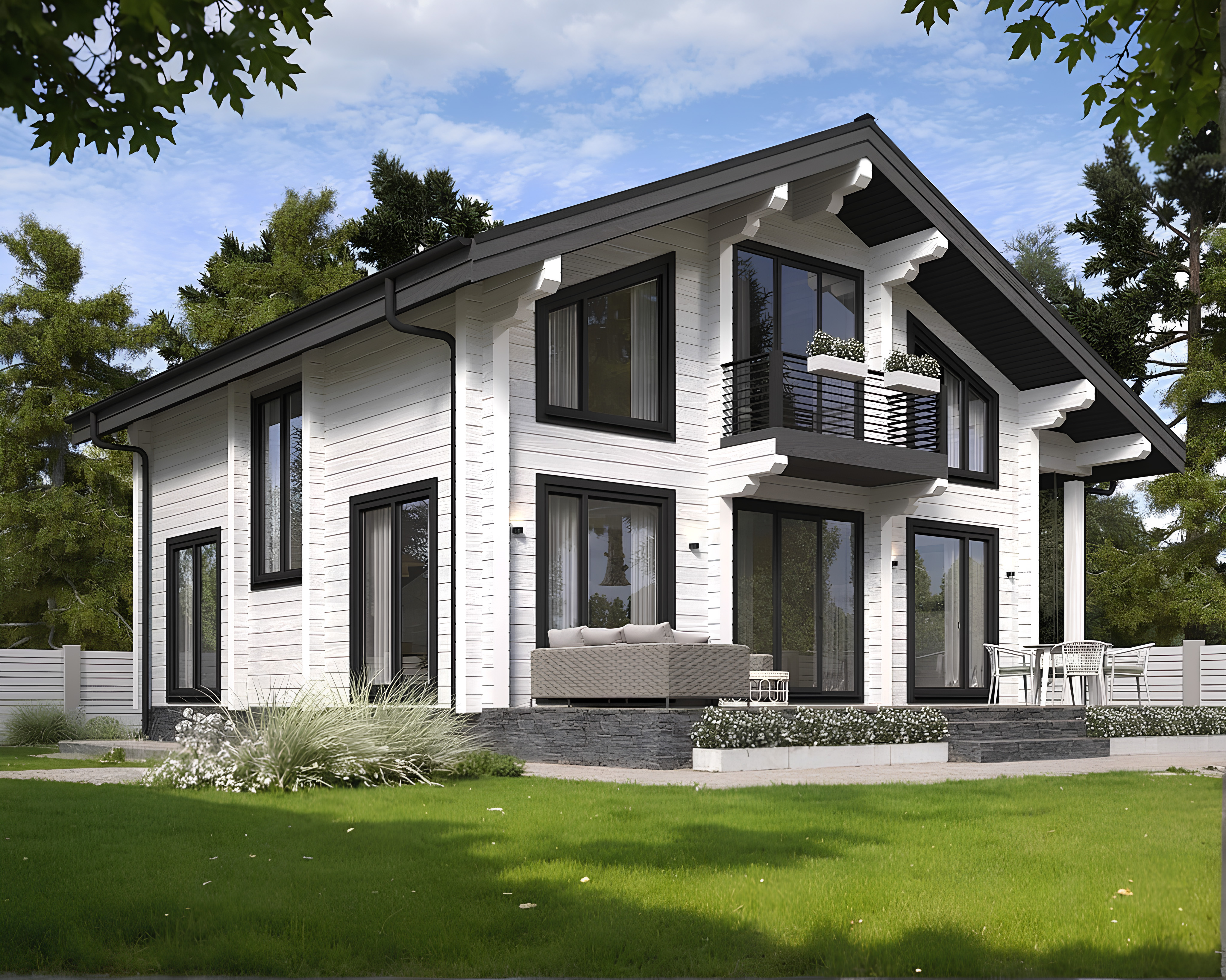 Дом из профилированного бруса VZ-409